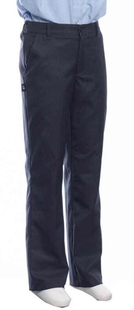 Grey Flannel Pants, Boys’ Elastic Waist (Husky)