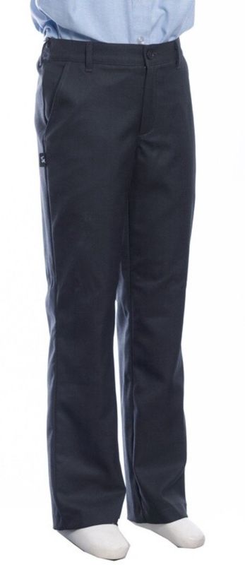 Grey Flannel Pants, Boys’ Elastic Waist (Husky)