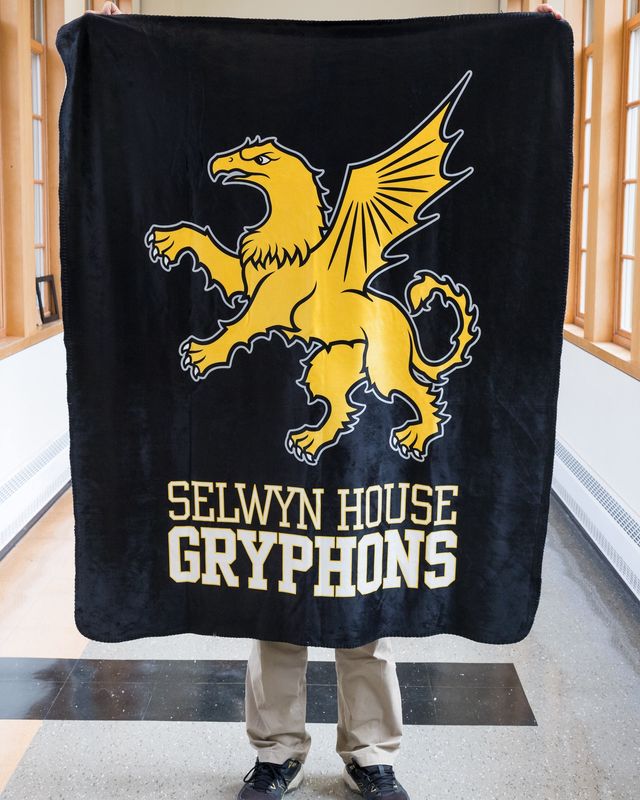 Gryphon Sherpa Faux Wool Lined Micro Mink Blanket