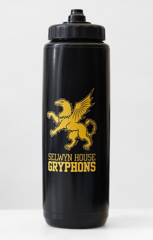 Squeeze Water Bottle Black (1000 ml/33 oz)