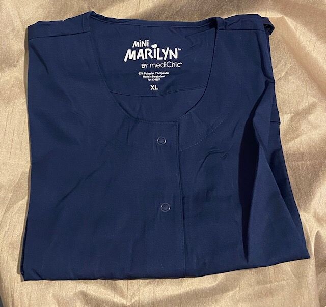 Navy Blue Button