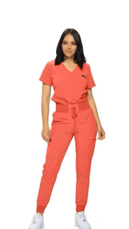 Bluebutterfly Fashion Scrubs Drawstring High Waisted