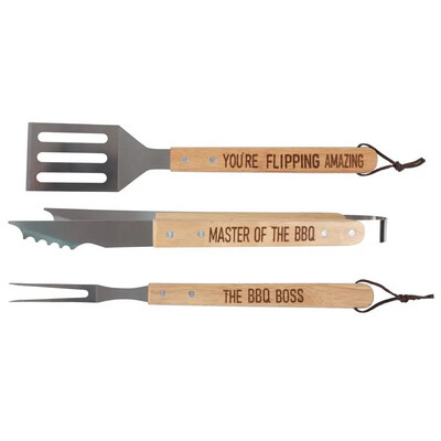 Men’s Fathers Day BBQ Grill Tool Set