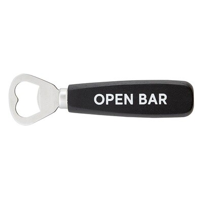 Wood Bottle Opener Open Bar