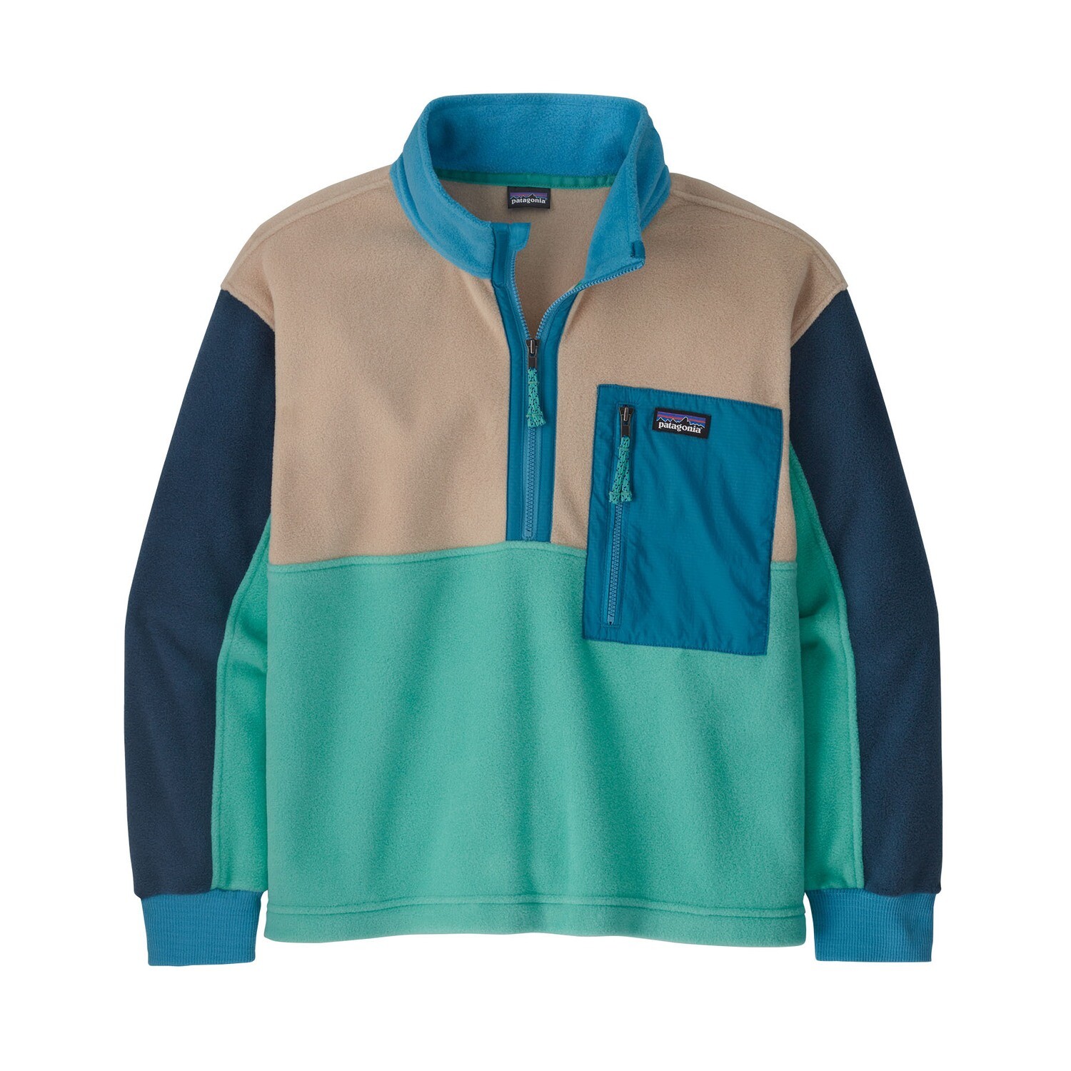 K Microdini 1/2 Zip P/O, Color: FRTL, Size: S