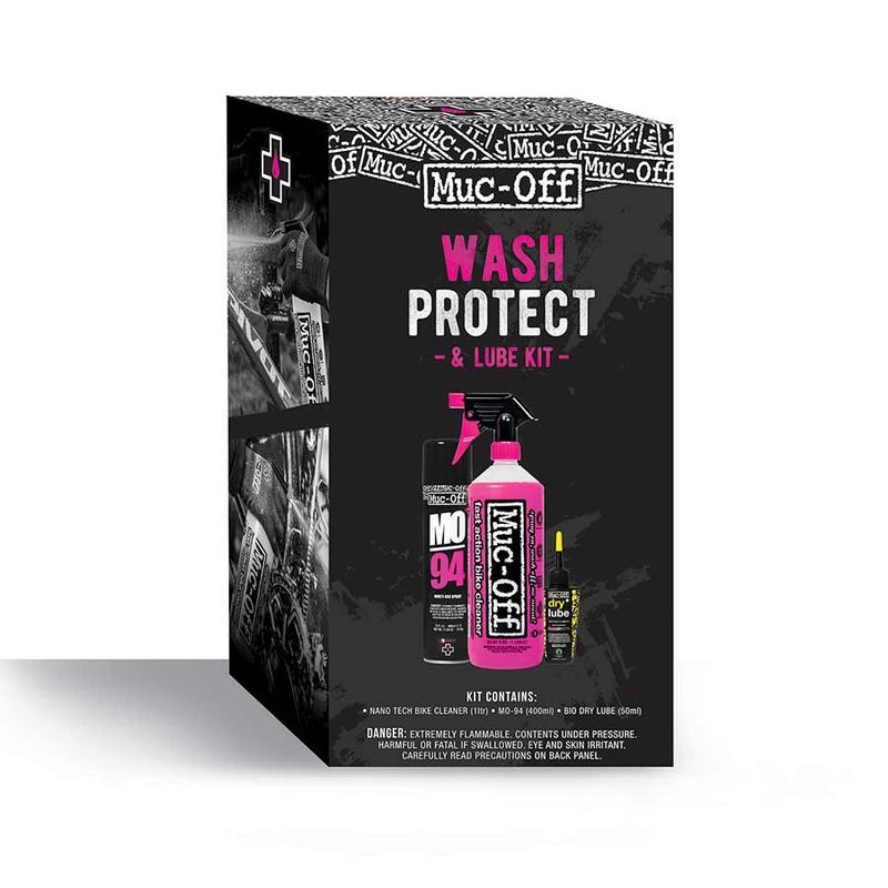 Muc-Off, Wash, Protect &amp; Lube, Maintenance Kit - Dry Lube