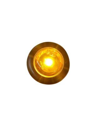 3/4" Waterproof LED Mini Amber Lens Amber Diode (S34-AA09-1)