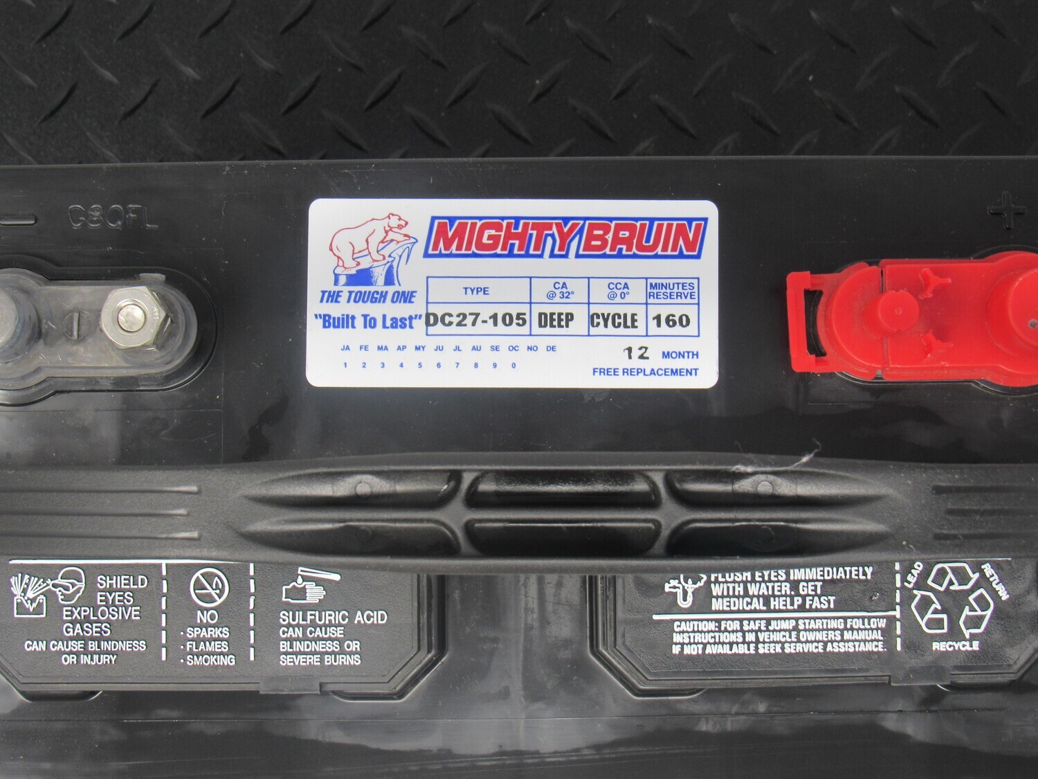 Marine/RV Flooded Deep Cycle Battery (DC27105)