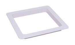 1&quot; to 2-3/4&quot; Garnish Ring White (JRP1118)