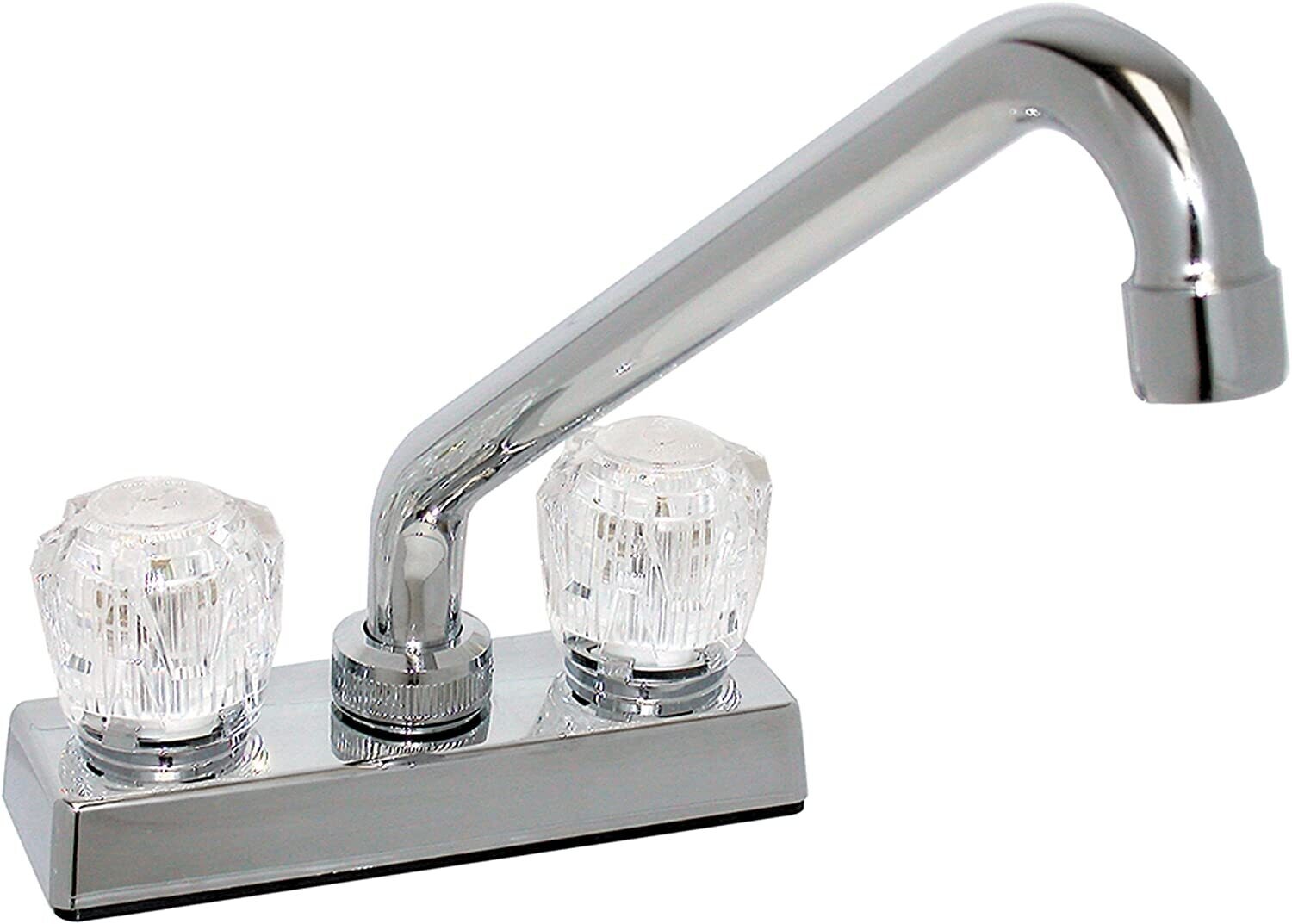 4&quot; Hi-Rise Kitchen Ledge Mount Faucet Chrome (PF211304)