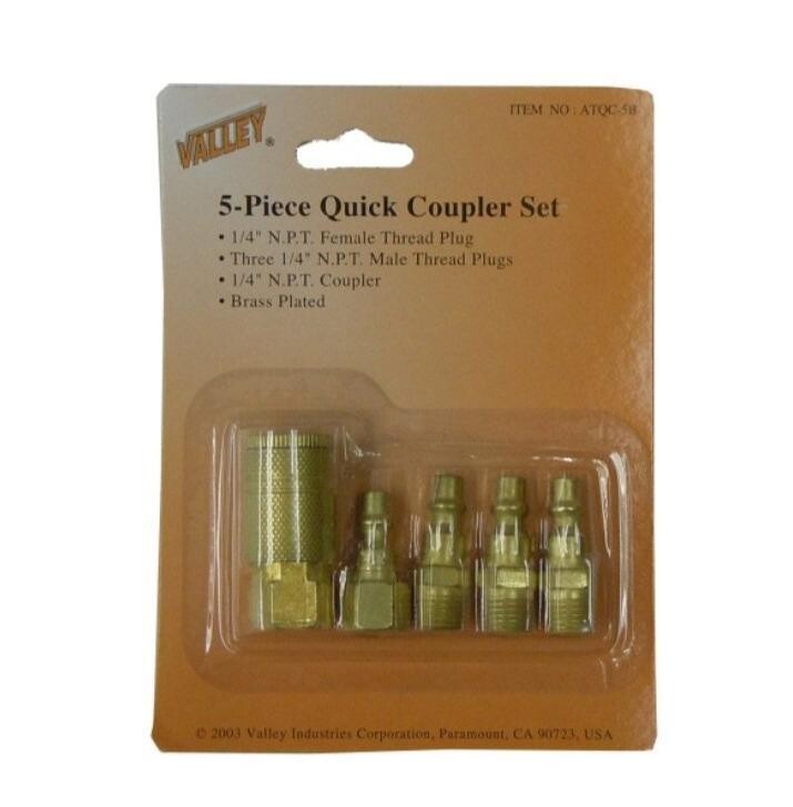 5pc Quick Coupler Set
