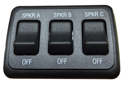 American Technology Components Triple SPKR On-Off Switch12-Volt