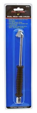 9&quot; Dual Head Tire Gauge for Truck W/Grip Handle (BZTCD)