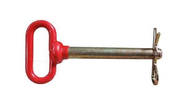 Receiver Pin 5/8&quot; x 5 .5&quot; Red Coated Top w/Pin (CZTRP5/8)