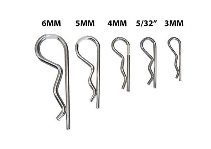 6mm Hair Pins / R Clip Cotter