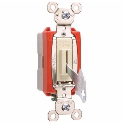 Pass &amp; Seymour Ivory Keyed Locking Switch 20A