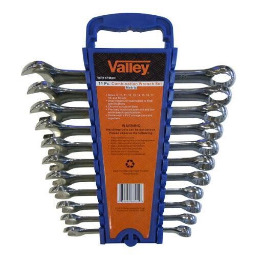 11 Pc. Combination Wrench Set Imperial/SAE 1/4&quot;-7/8&quot;