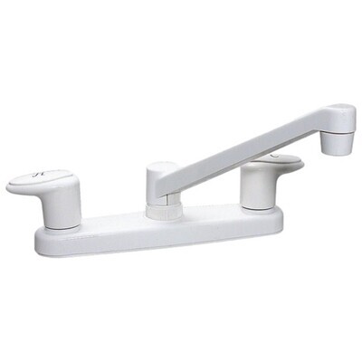 8" Catalina Two-Handle Kitchen Faucet W/Standard Spout White (PF221201)