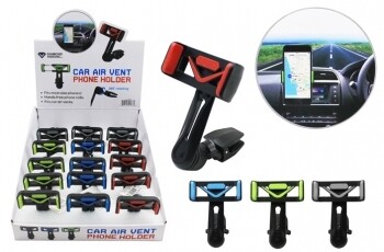 Car Air Vent Phone Holder With Ball Joint &amp; Extended Arm