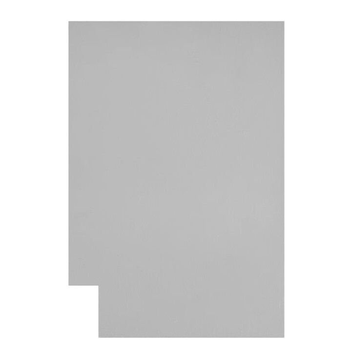 End Panel Base .25&quot; x 23.25&quot; x 34.5&quot; - Magnetic Grey