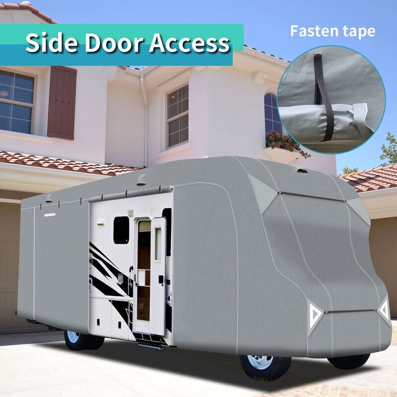 Class C / Travel Trailer Cover - Gray 23-26'L ( LRC-C2326 )
