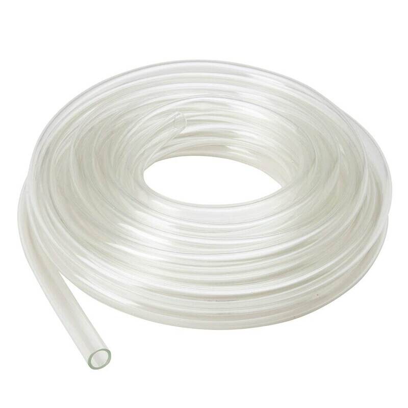 Clear Vinyl Tubing 1/2&quot; ID x .750&quot; OD (X-PVC7160) w/Poly Spring (By the Foot)