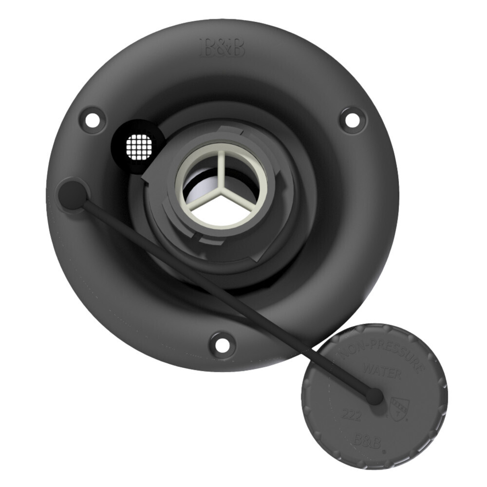 Gravity Water Dish W/Blowout Prevention Black (723-005-00028)