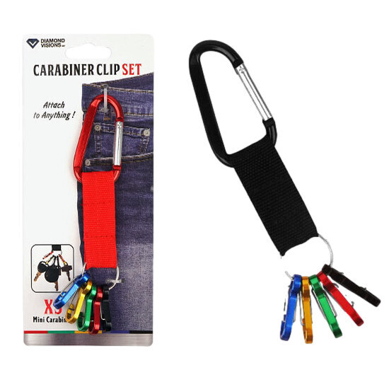 Carabiner Clip Set 6PC (22-2223723)