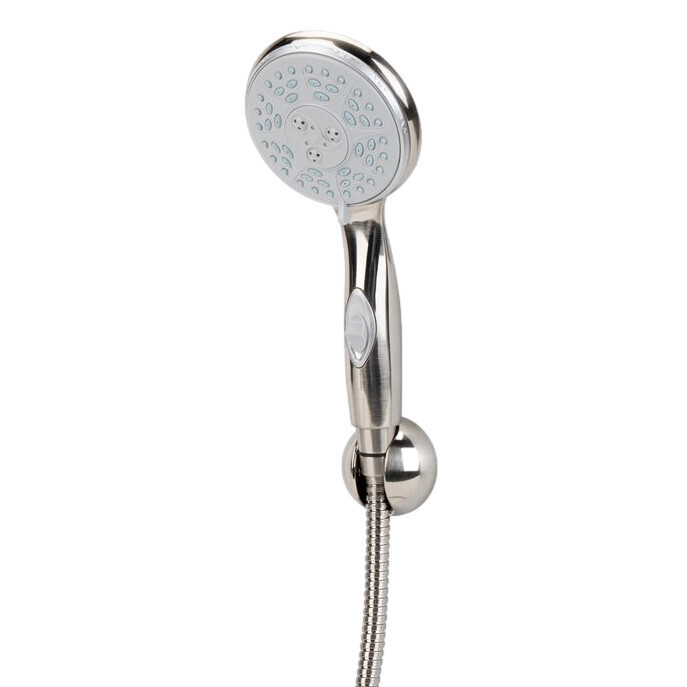 Camco Complete Premium (43747) RV / Marine Shower Head Kit Brushed Nickel