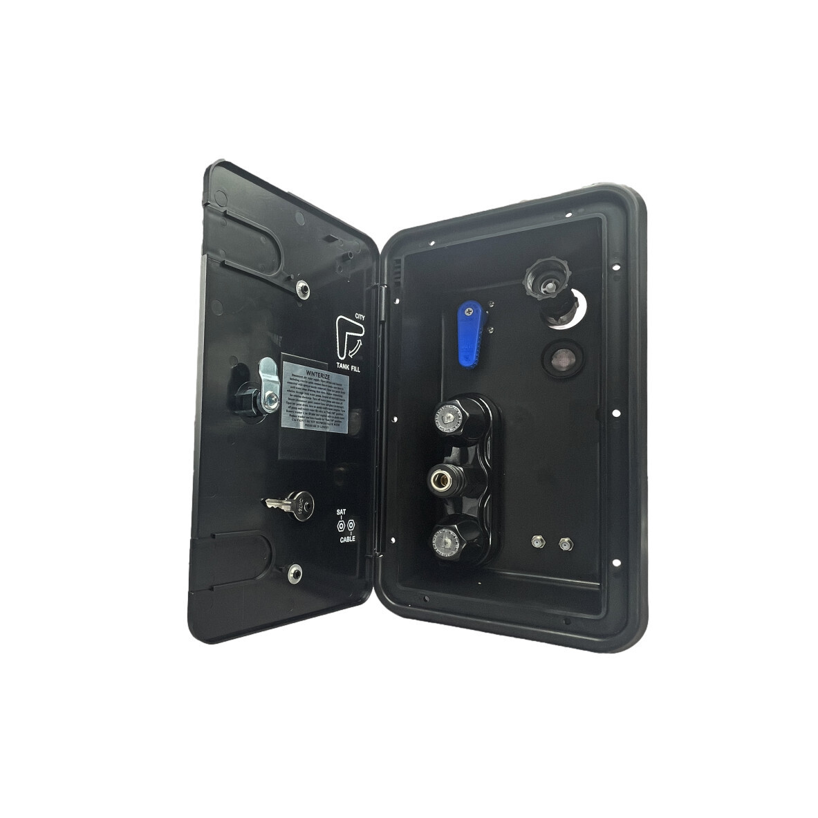 Docking Station City Fill 2 Coax Vertical Installation Black (723-010-00082)