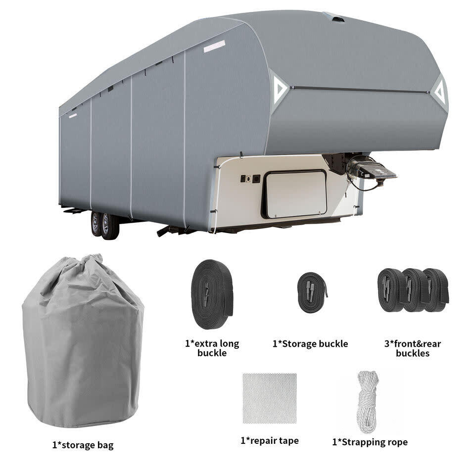5th Wheel Cover Gray 26&#39; - 29&#39; L (LRC-F2629)
