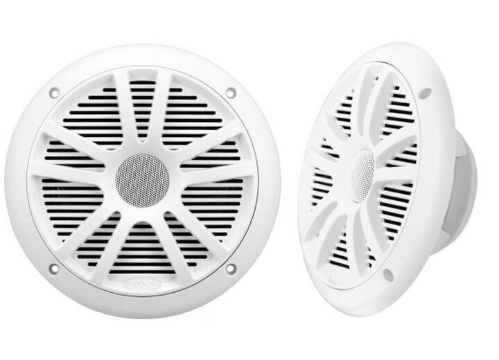 Boss Audio Systems 6.5-Inch Full Range Marine Speakers 180 Watts Per Pair 2-Way Weatherproof Design White