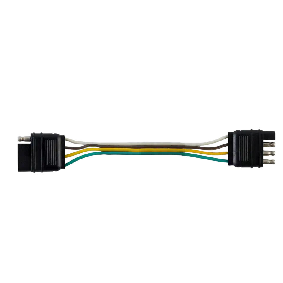 4 Way Flat Wire Harness 12&quot; (FWH41MF)