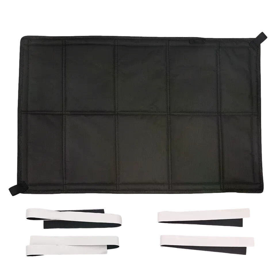 Magnetic RV Door Window Shade 16&quot; x 24&quot; Black (RVCV1624S)