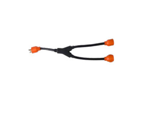 (GYAC3P30) Generator 30A 3 Pin Male to two 3 Pin Female