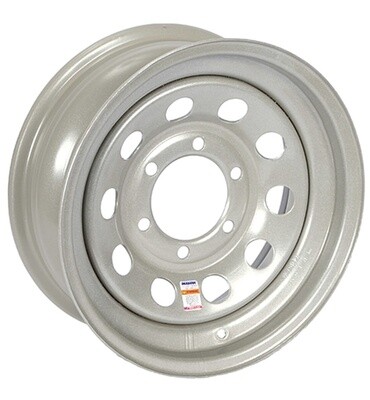 Steel Wheel 15&quot; x 6&quot; 6-5.5 Mod Silver