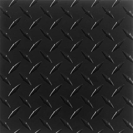 Diamond Plate ( DP ) Rubber Flooring - Black 8&#39;2&quot; (By the Foot)