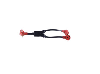 (RVYA30-3030) RV Y Adaptor 30A Male Plug to Two 30A Female Connectors