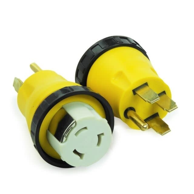 (ADP5050L) 50A Male to 50A Locking Female Adapter Plug