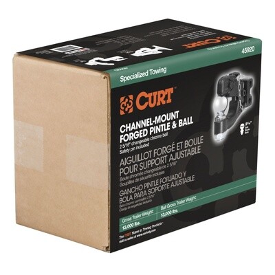 CURT REPLACEMENT CHANNEL MOUNT BALL &amp; PINTLE HITCH (2-5/16&quot; BALL, 13,000 LBS.) #45920