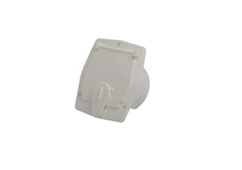(1809W) Square Cable Hatch White
