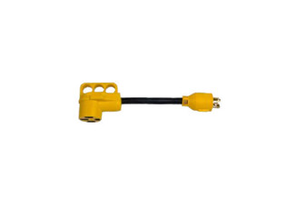 (GAC4305018) 30A 4 Prong  Locking Male to 50A Female Generator Dogbone Adapter