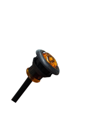 3/4&quot; Waterproof LED Mini Amber Lens Amber Diode (S34-AA09-1)