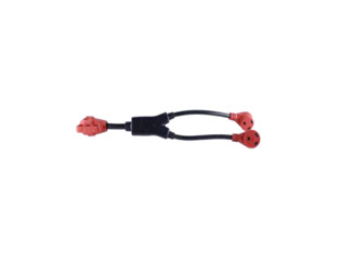 (RVYA50-3030) RV Y Adapter 50A Male Plug to Two 30A Female Connectors