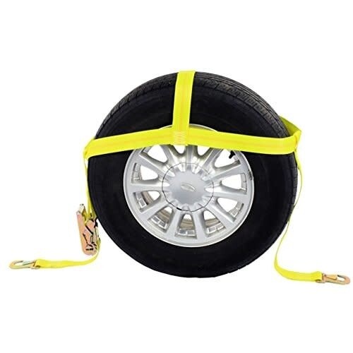 US Cargo Control Wheel Bonnet with Flat Snap Hooks and Ratchet