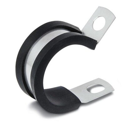 1" EDPM Cushioned Clamp Black  (COL1609Z1)