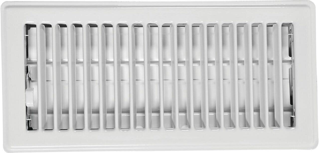 Floor Register White 4&quot; x 12&quot;