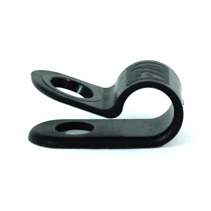 1/4&quot; Black Nylon Cable Clamp
