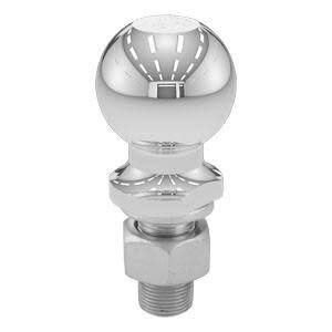 CURT  2-5/16&quot; Trailer Ball (1&quot; X 2-1/8&quot; Shank, 7,500 Lbs., Chrome) #40005