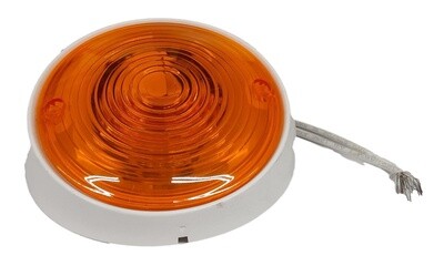 Round RV Porch Light- Amber